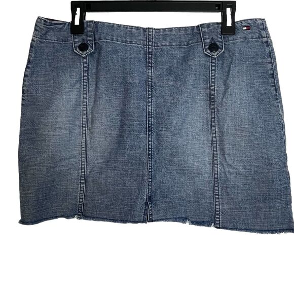Tommy Hilfiger Blue Denim Mini Skirt Size 12 - Picture 5 of 10